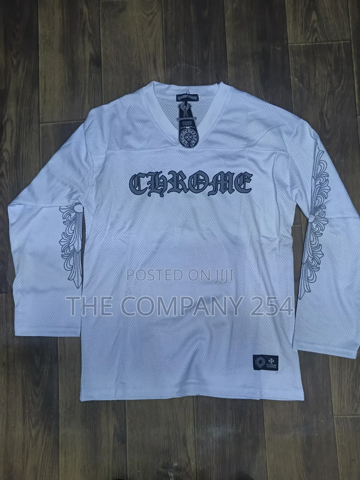 Quality Casual Long Sleeved Chrome Heart Designer Jersey