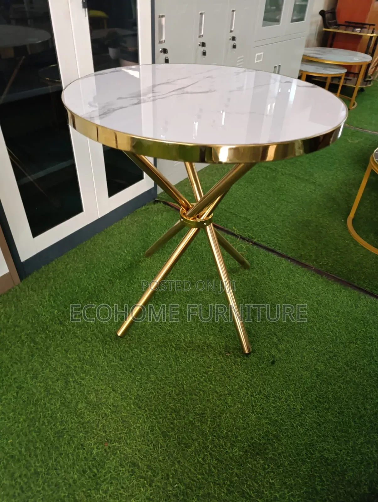 Round Marble Top Coffee Table