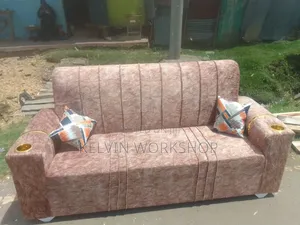 Brown 3 Seater Sofa