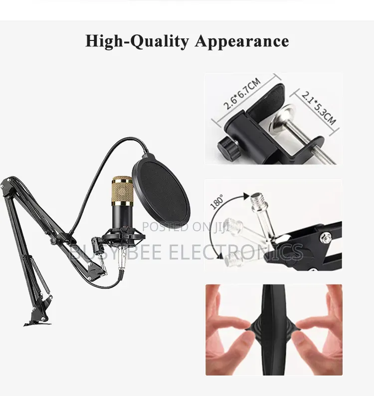 Bm800 Condenser Microphone F998 Sound Card for Karaoke