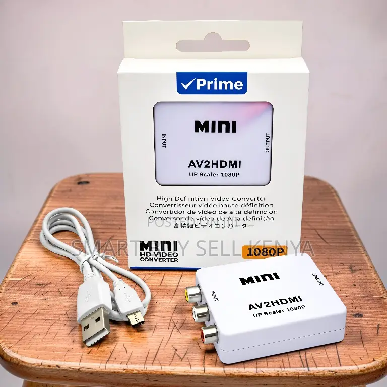Smooth Playback Av2hdmi Audio and Video Converter With 1080p Up Scaler