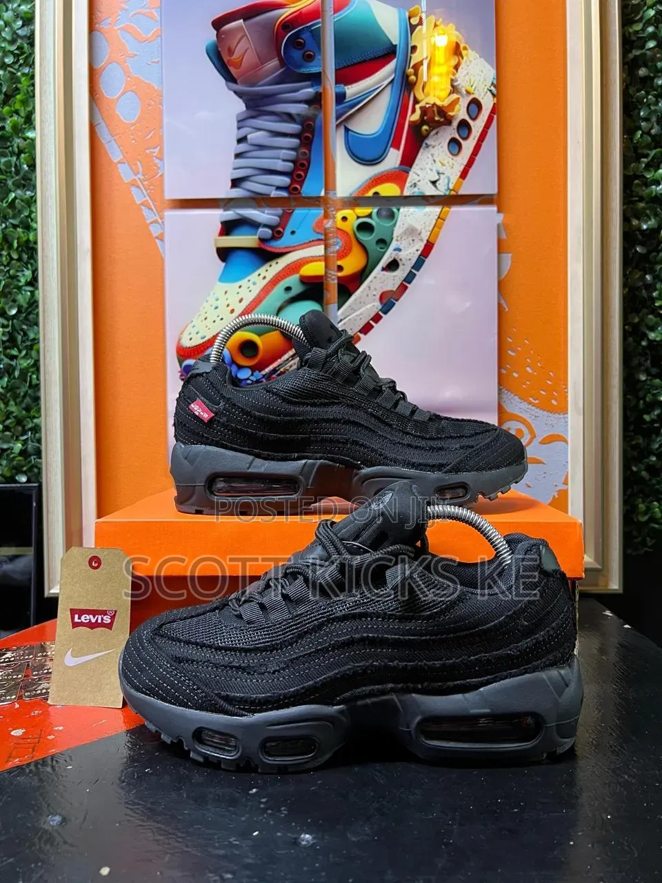 Levi’S X Nike Air Max 95 “Black”