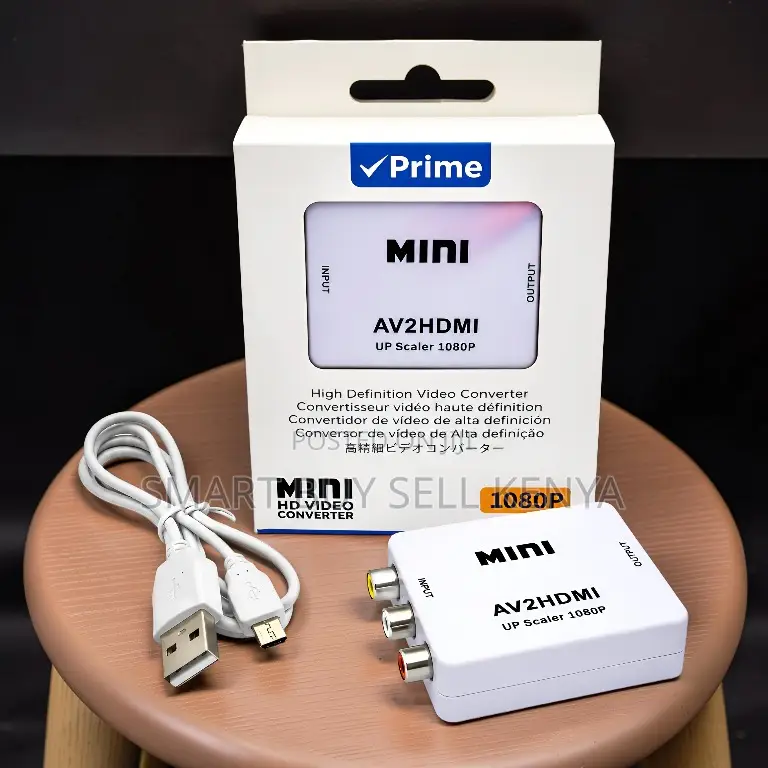 Enhanced Viewing Av2hdmi Audio, Video Converter With 1080p Up Scaler