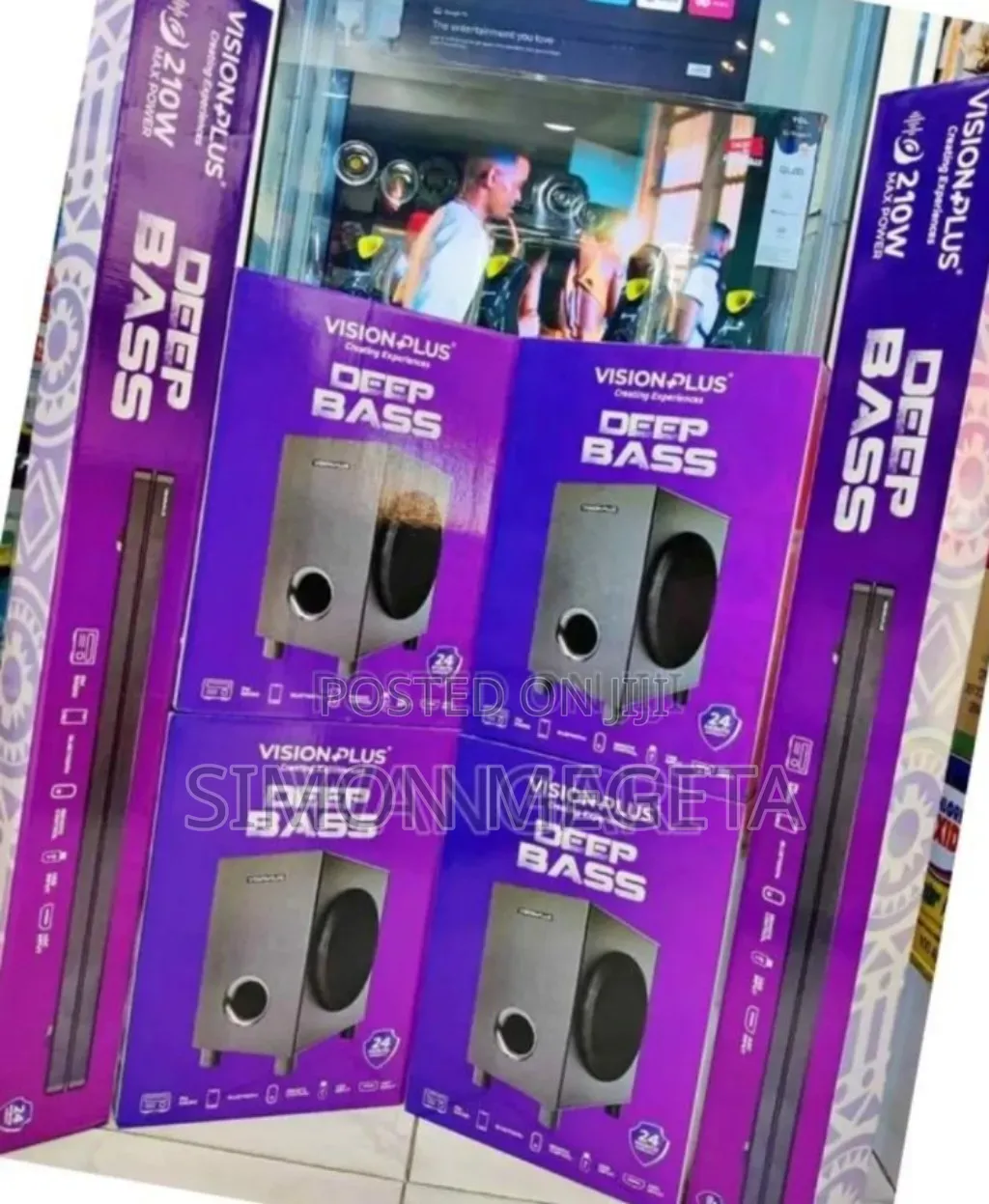 2.1ch 2speakers Vision Deep Base Sound Bar