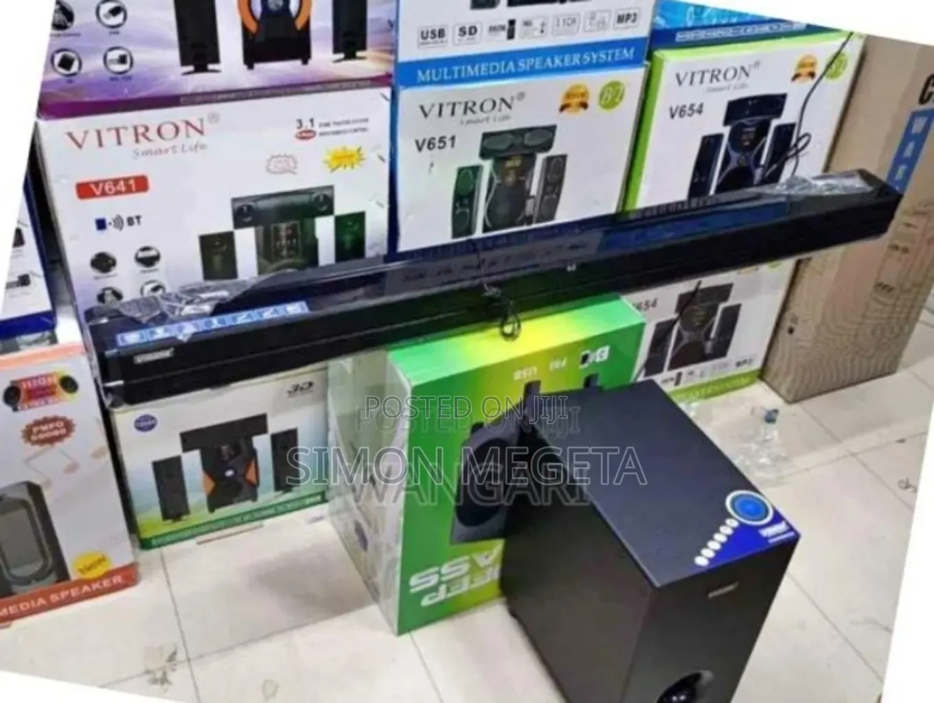 Wall Mountable Vision Deep Base Sound Bar