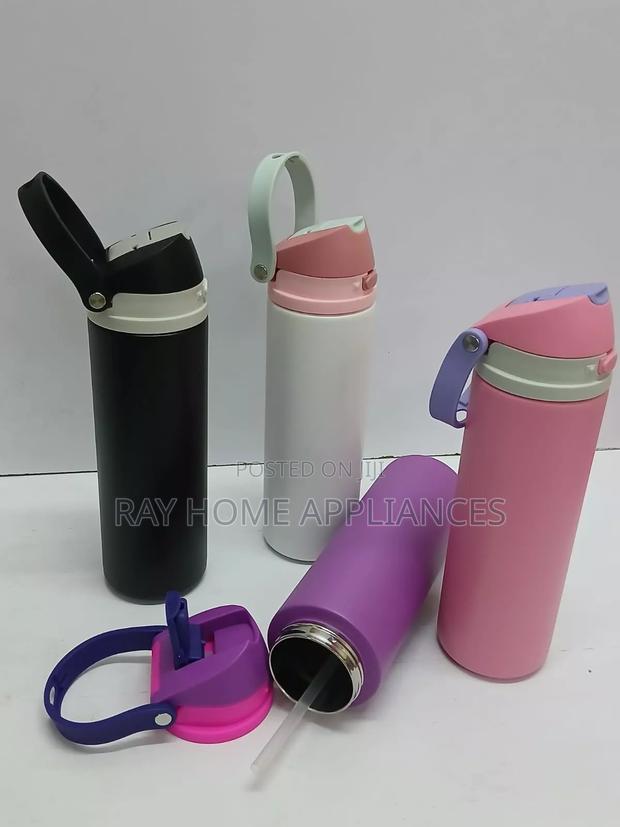 Insulated Stainless Steel Thermo Mug Black, Pink, White, Purple 750ml
