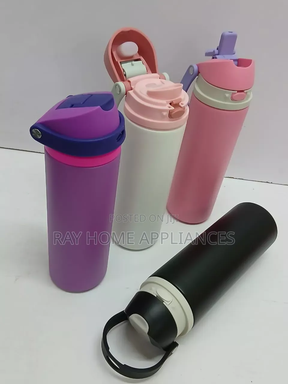 Insulated Stainless Steel Thermo Mug Black, Pink, White, Purple 750ml