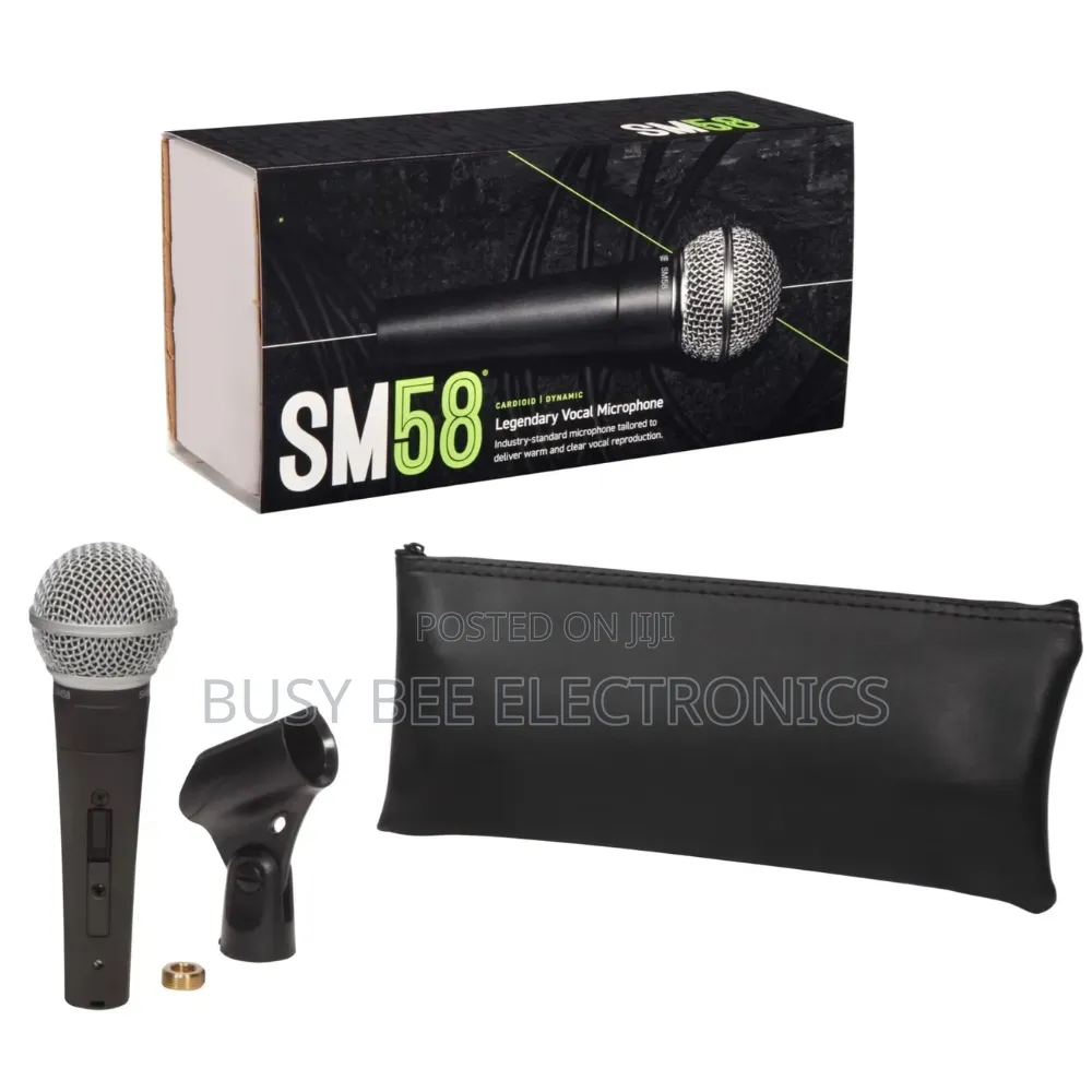 Sm58s Dynamic Handheld Microphone With Cardioid Pattern