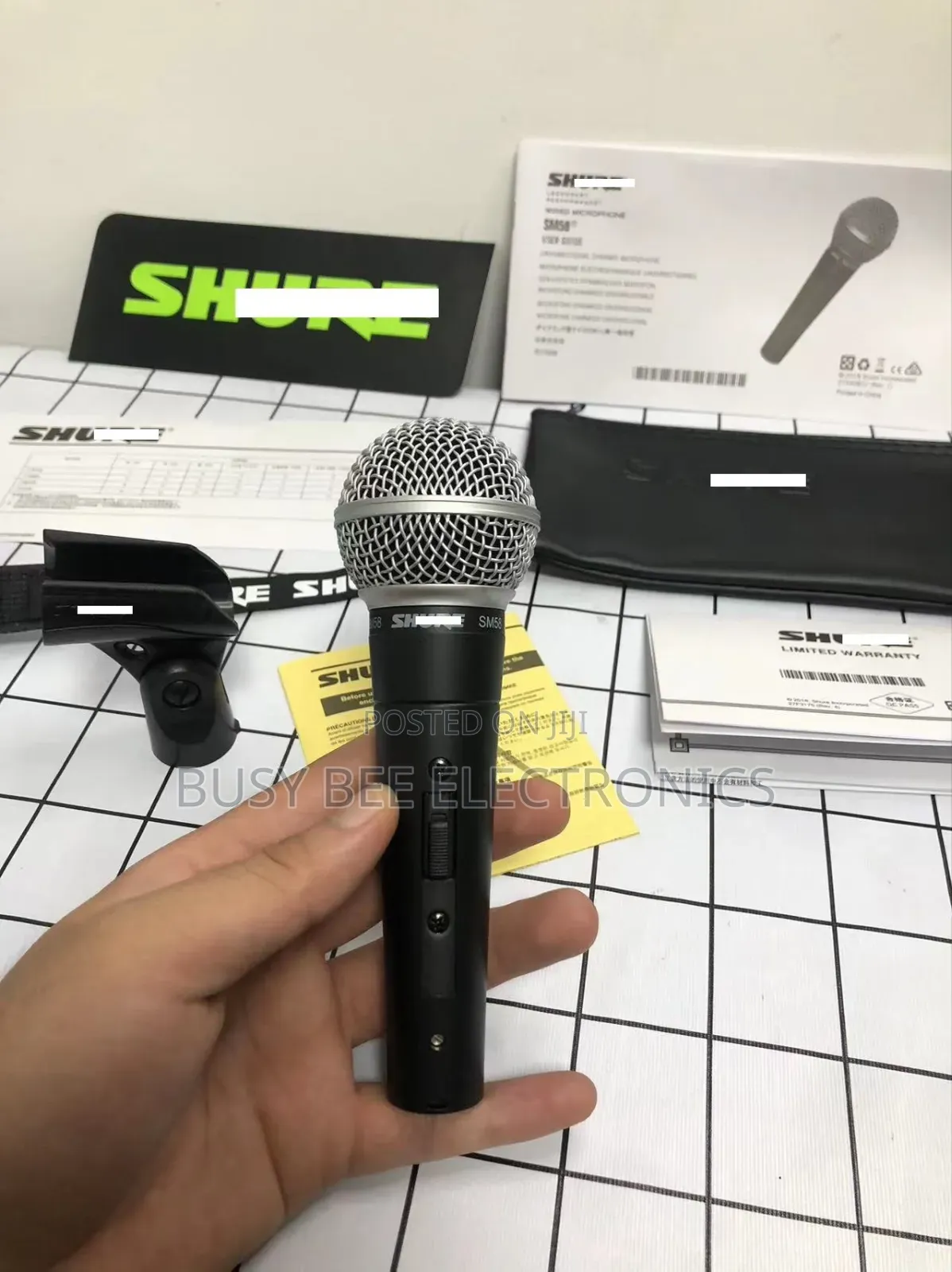 Sm58s Dynamic Handheld Microphone With Cardioid Pattern