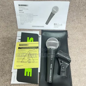 Sm58s Dynamic Handheld Microphone With Cardioid Pattern