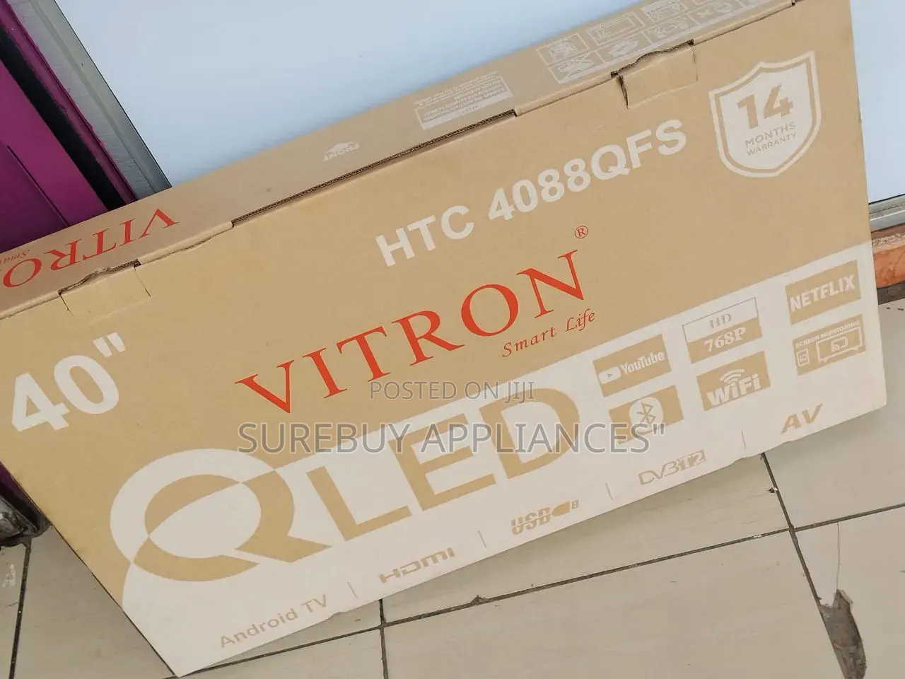 Vitron 40 Inch Ultra Clear Qled Smart Tv