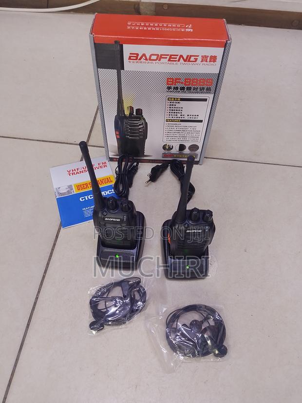 Baofeng Bf-888s Pair Walkie Talkies for Security