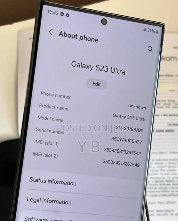Samsung Galaxy S23 Ultra 512 GB Green - thumbnail 4