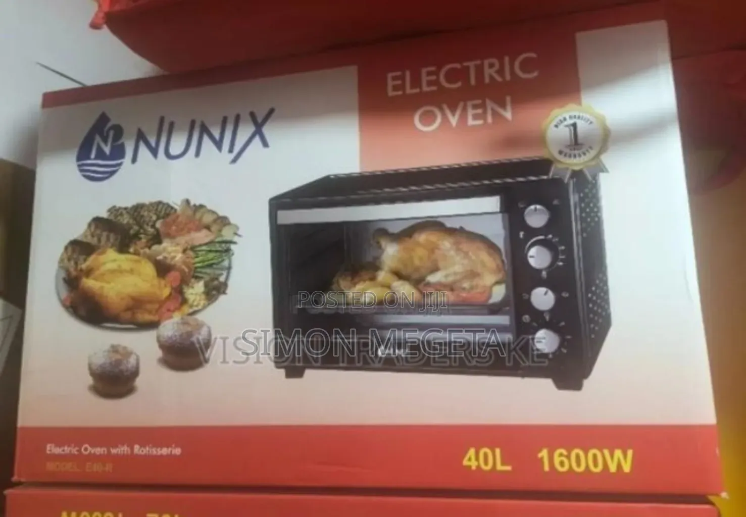 60l Electric Oven. Brand New