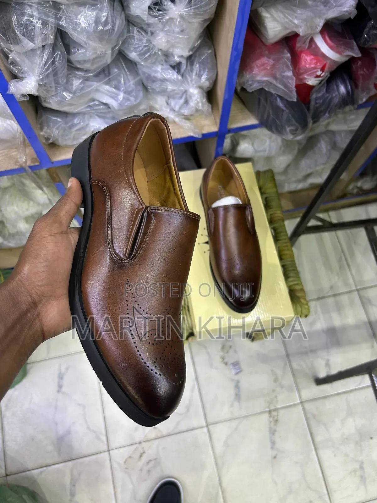 Empire Laceless Men Official Shoes (Size 39-45)