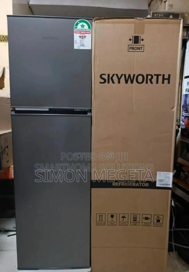 Dark Black Skyworth 158l Fridge