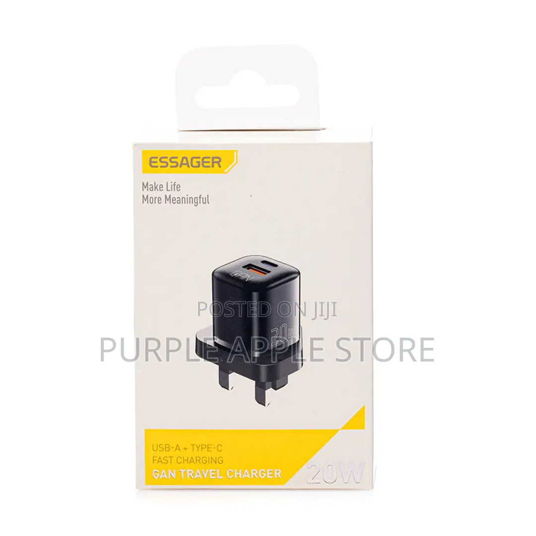 Essager Camber 20w Gan Charger A+C Fast Adapter