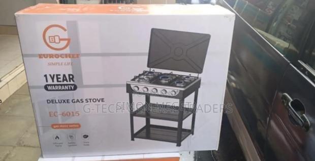 Newly Restocked Eurochef 5 Burner Cooker With Shelves
