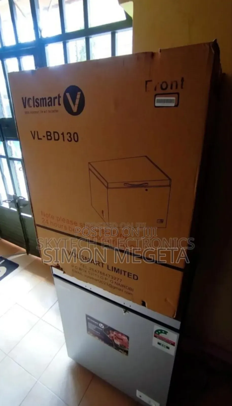 Restocked New Volsmart 130l Freezer