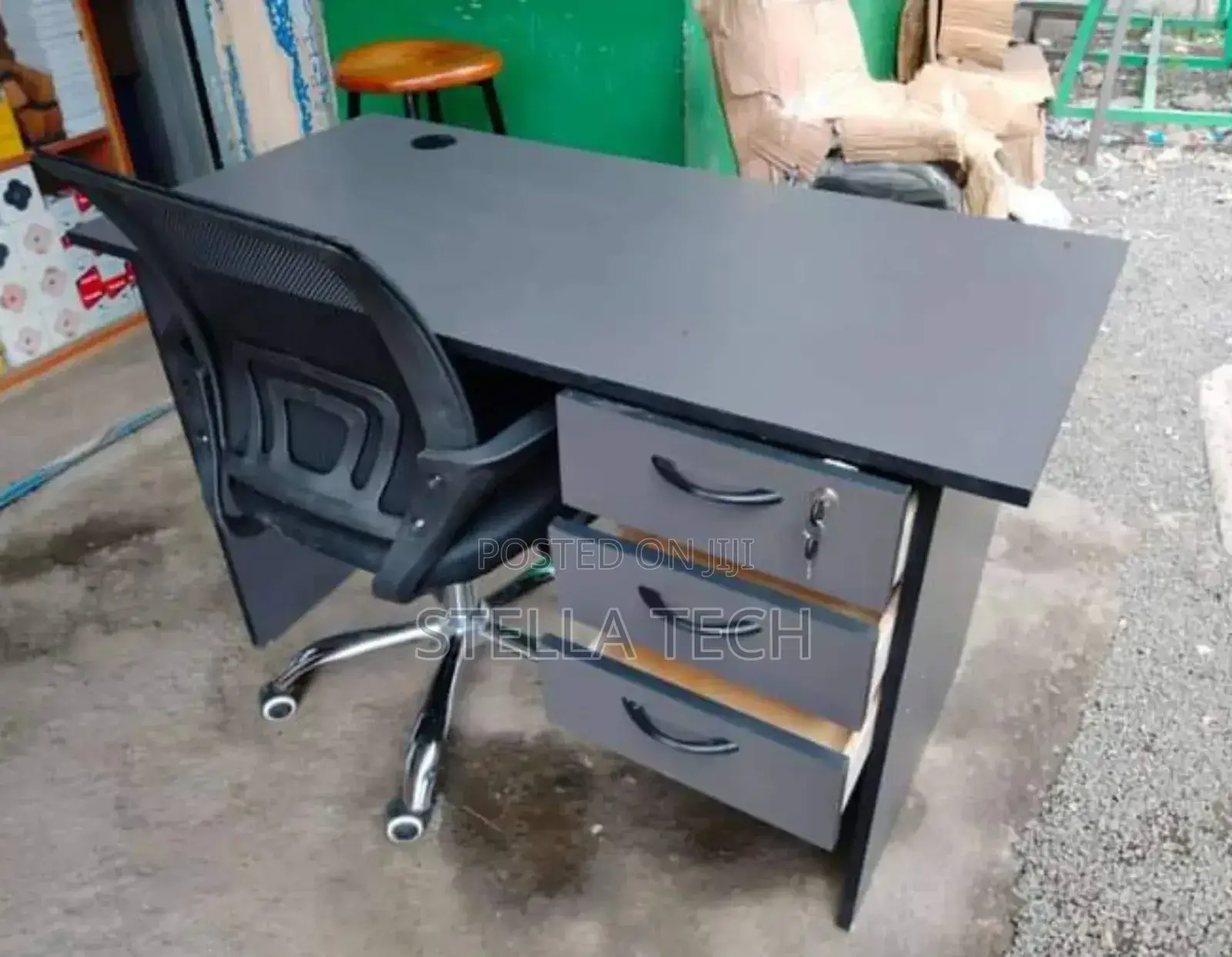 1 Metre Office Study Table/Desk With Office Chair