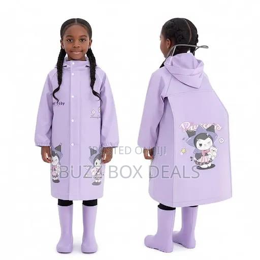 Kids Cartoon Themed Rain Coats - thumbnail 2