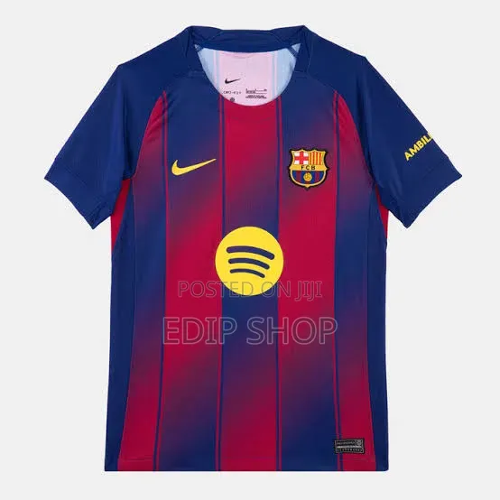 Kids Barcelona Home Jersey