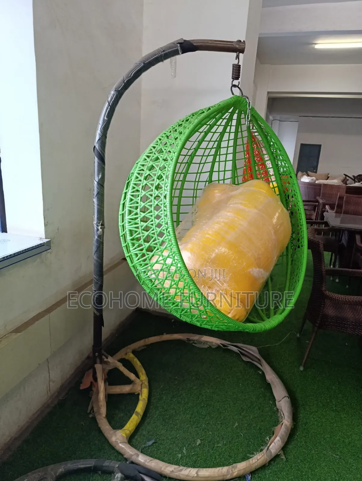 Green Swinging Chair