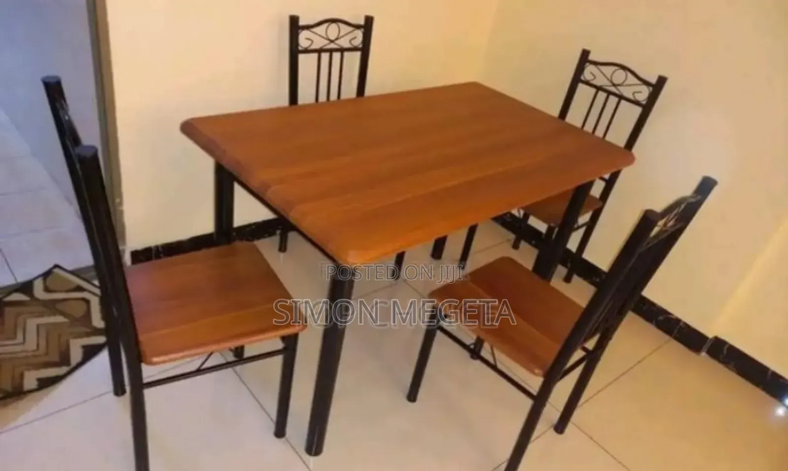Pay on Delivery Four Seater Wooden Dining Table