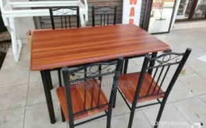 Assembled Four Seater Wooden Dining Table
