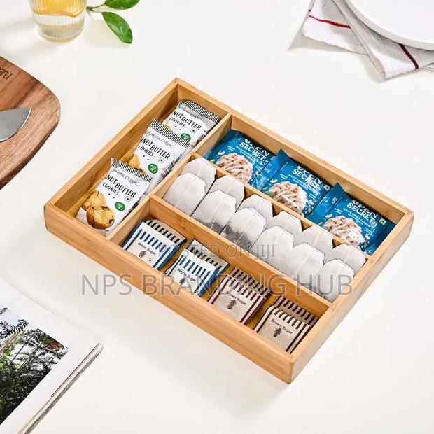 Bamboo Cutlery Tray With 4 Slots Hbc - thumbnail 4