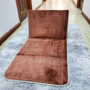 Portable Foldable Muslim Prayer Rug With Backrestprayer Seat for Mosqu