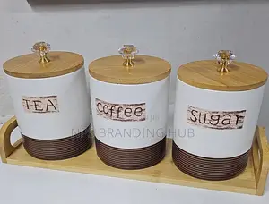 800ml Coffee Bean Container Smooth Ceramic Sealed Jar Hbc