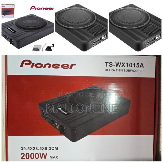 Pioneer Ts-wx1015a Ultra Thin Active Car Subwoofer 150w Rms 2000w Max