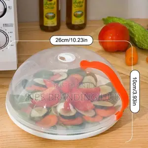 Transparent 26 Cm Microwave Food Covers Hbc