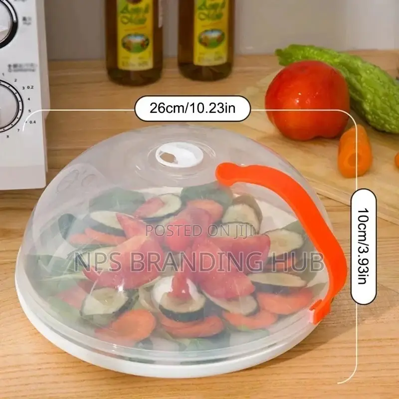 Transparent 26 Cm Microwave Food Covers Hbc