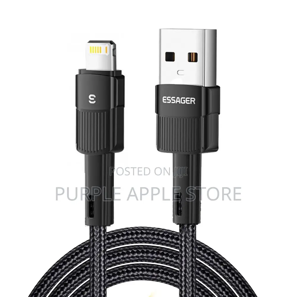 Essager 2.4a Usb to Lightning Fast Charging Cable 3m