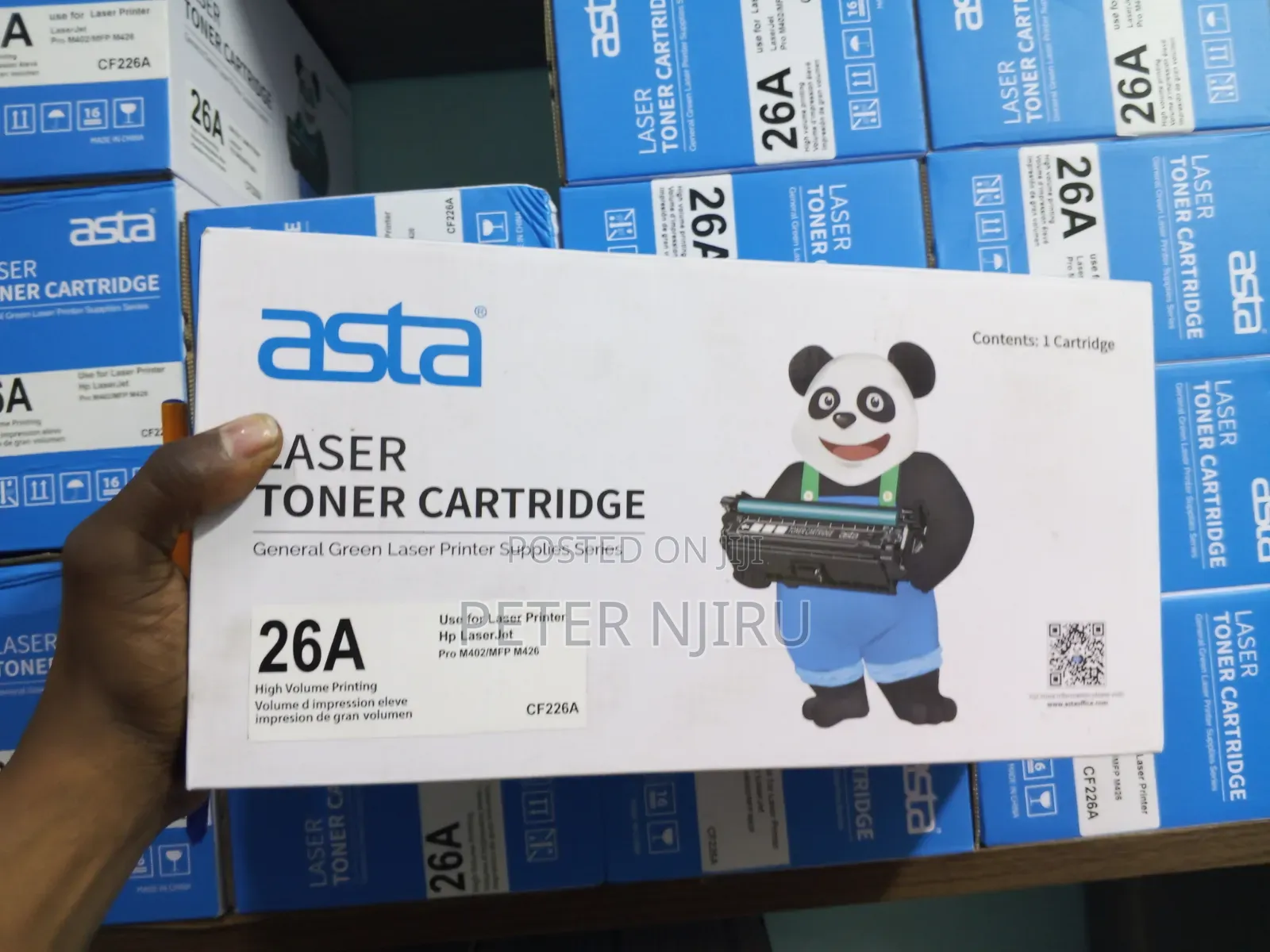 Asta 26a Black (Cf226a) Laserjet Toner Cartridge- Compatible