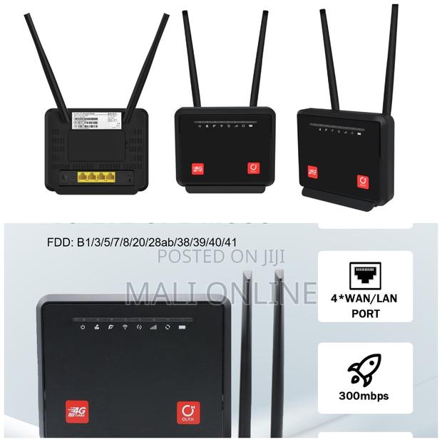 Olax Mc60 4g Lte Wifi Router 300mbps Wireless Cpe Modem Sim Card Hotsp