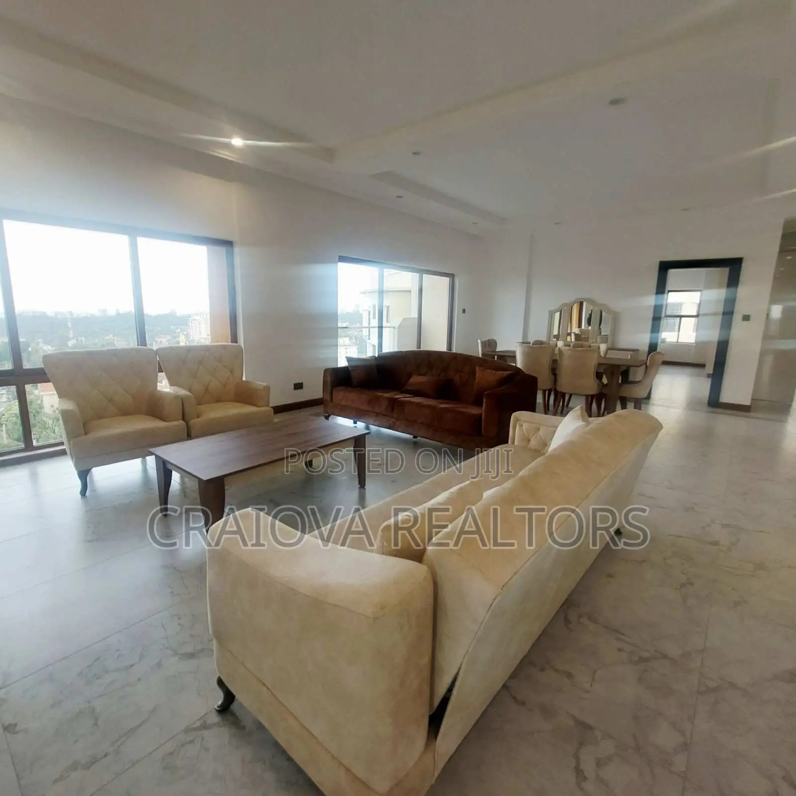 Furnished 3bdrm Apartment in Kileleshwa for rent