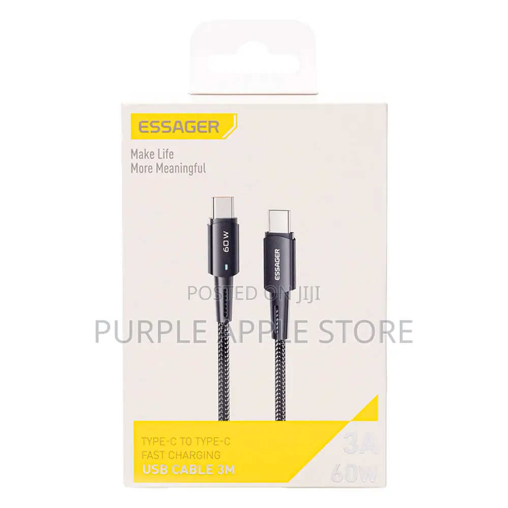 Essager Pd60w Usb-C to Usb-C Fast Charge Cable