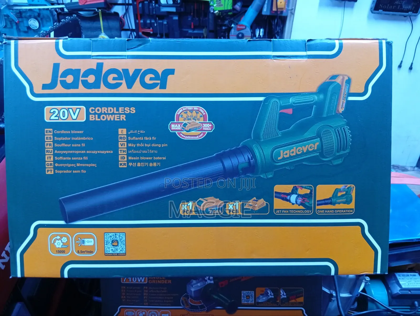 Jadever Cordless Blower Heavy Duty 20v