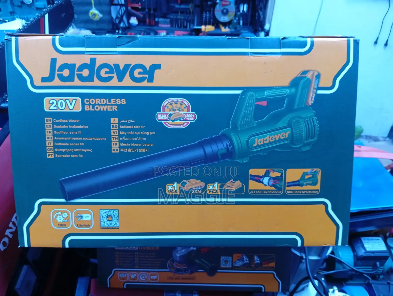 Jadever Cordless Blower Heavy Duty 20v