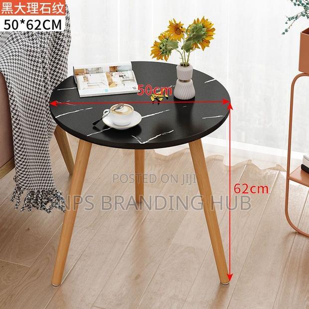 Side Table Marble Effect Table Jm - main view