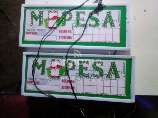 Indoor/Outdoor Mpesa Led Sign Board