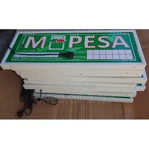 Safaricom Mpesa Agent Sign Board With Visibility Light
