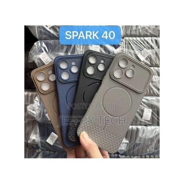 Tecno Spark 40 Soft Silicone Phone Case - Anti-Slip, Tear Resistant,