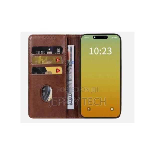 Samsung Galaxy A06 Leather Flip Case - Shockproof, Kickstand, Card Slo