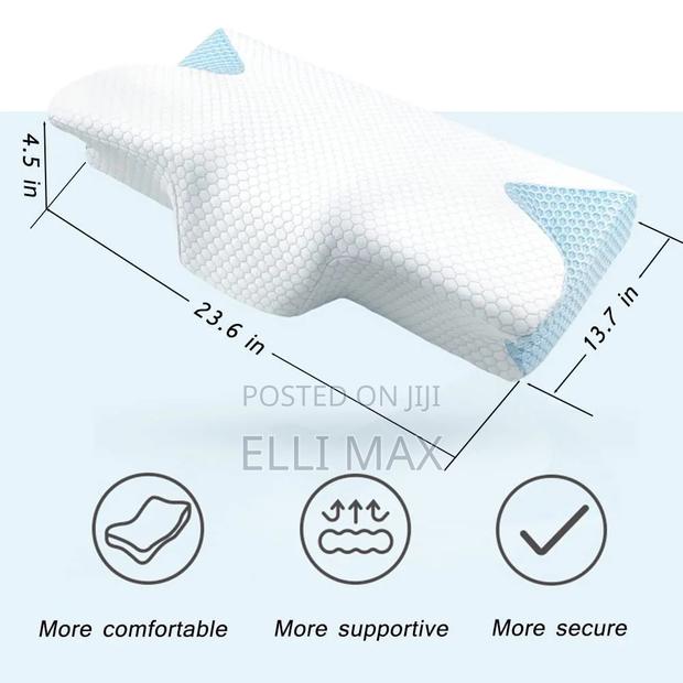 Soft Cervical Memory Foam Pillow For Neck Pain Relief - thumbnail 2