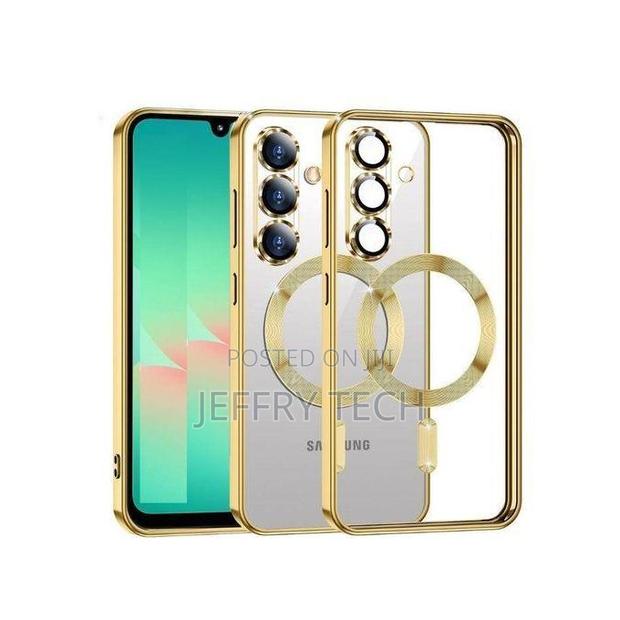 Samsung Galaxy A56 Magsafe Compatible Transparent Case - Shockproof,
