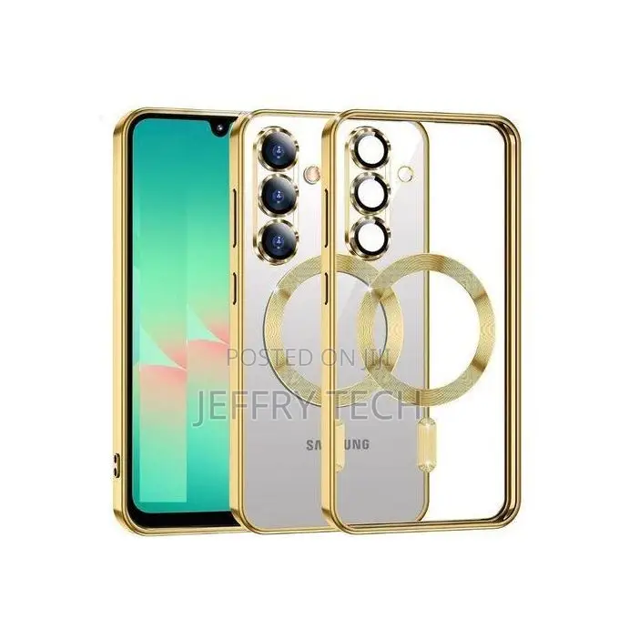 Samsung Galaxy A56 Magsafe Compatible Transparent Case - Shockproof,